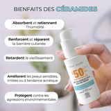 Écran Solaire Minéral SPF 50 aux Céramides